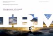 Ibm-1134-The Power of Cloud