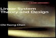 Linear System Theory and Design Chen