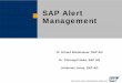SAP ALM - Alert Management System