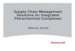 Supply Chain Management  Solutions for Integrated  Petrochemical Complexes