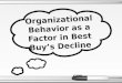 OB Presentation - Best Buy's poor Organizational Behavior