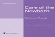 Care of the Newborn Reference Manual Eng
