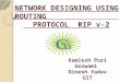 NETWORK DESIGNING USING ROUTING         PROTOCOL  RIP v-2