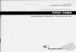 Radio Shack (Realistic) TRC1080 CB radio user instruction manual