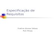 Especificação de Requisitos Eveline Alonso Veloso PUC-Minas