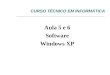 CURSO TÉCNICO EM INFORMÁTICA Aula 5 e 6 Software Windows XP