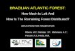 BRAZILIAN ATLANTIC FOREST: How Much Is Left And How Is The Remaining Forest Distributed? IMPLICATIONS FOR CONSERVATION Ribeiro, M.C.; Metzger, J.P.. Martensen,