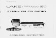 Lake Manxman 850 UK CB radio user instruction manual