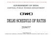 Delhi schedule rate