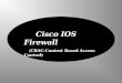 Cisco Firewall CBAC