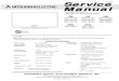 Mitsubishi Service Manual for DLP Projection HDTV Model WD-57833