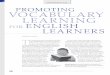 Promotiing Vocabulary Learning for English Learners