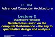 Advanced Computer Architecture-II - CS704 Power Point Slides Lecture 02