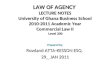 Notes on Law of Agency