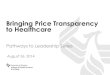 Sponsored Webinar: Bringing Price Transparency to Healthcare