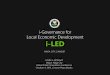 i-LED (i-Governance for Local Economic Development) Naga City