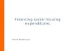 Financing social housing expenditures