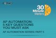 AP Automation: 5 Key Questions You MUST Ask