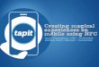 Tapit Cannes 2012 Presentation - Creating Magical Experieneces on Mobile Using NFC