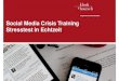 Klenk & Hoursch Social Media Crisis Training