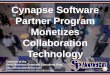 Cynapse Software Partner Program Monetizes Collaboration Technology (Slides)
