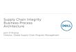 Supply Chain Integrity - Business Process Architecture
