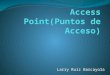 Access point(puntos de acceso)