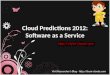 Cloud Predictions 2012 Software as a Service