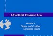 LAW3108 Finance Law Module 4