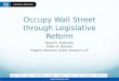 Occupy Wall Street through Legislative Reform, NCPERS 2012