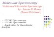 Visible and ultraviolet spectroscopy