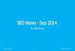 SEO News Roundup - Sep 2014