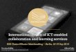 Internationalisation of ICT-enabled collaboration and learning services