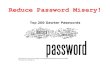 Reduce Password UX Misery