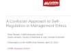 A Confucian Approach to Self-Regulation in Management Ethics