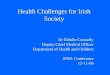 The health challenges facing Irish society