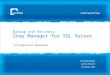 Snap Manager for SQL Workshop