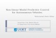 Non-Liner Model Predictive Control for Autonomous Vehicles