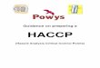 Guidance on Preparing HACCP Plans