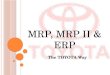MRP MRPII ERP of TOYOTA