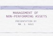 Management of Non Performing Asstes