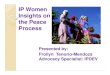 Mendoza_IP Women Insights on the Peace Process