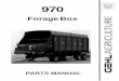 970 Forage Box Parts Manual 907144