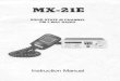 Maxcom 21E UK CB radio user instruction manual & circuit