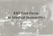 ESO Task Force in Medical Humanities Ottobre 2011