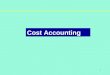 Cost accounting -full process