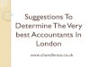 Suggestions to determine the very best accountants in ppt