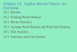 ch 10. Capital market history: An overview