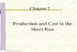 Production And Cost In The Short Run