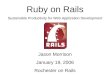 Rochester on Rails: Introduction to Rails